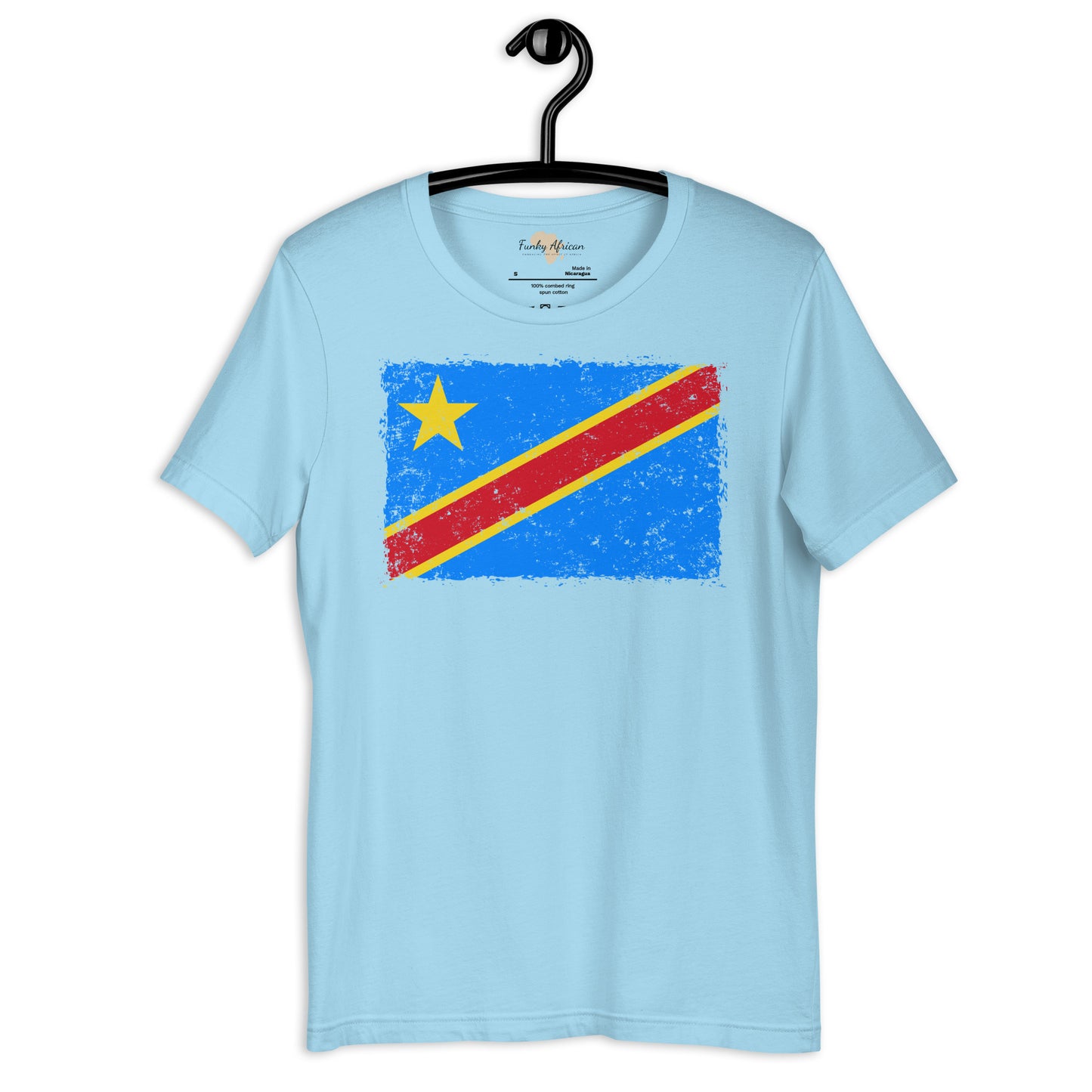 DR Congo grunge unisex tee