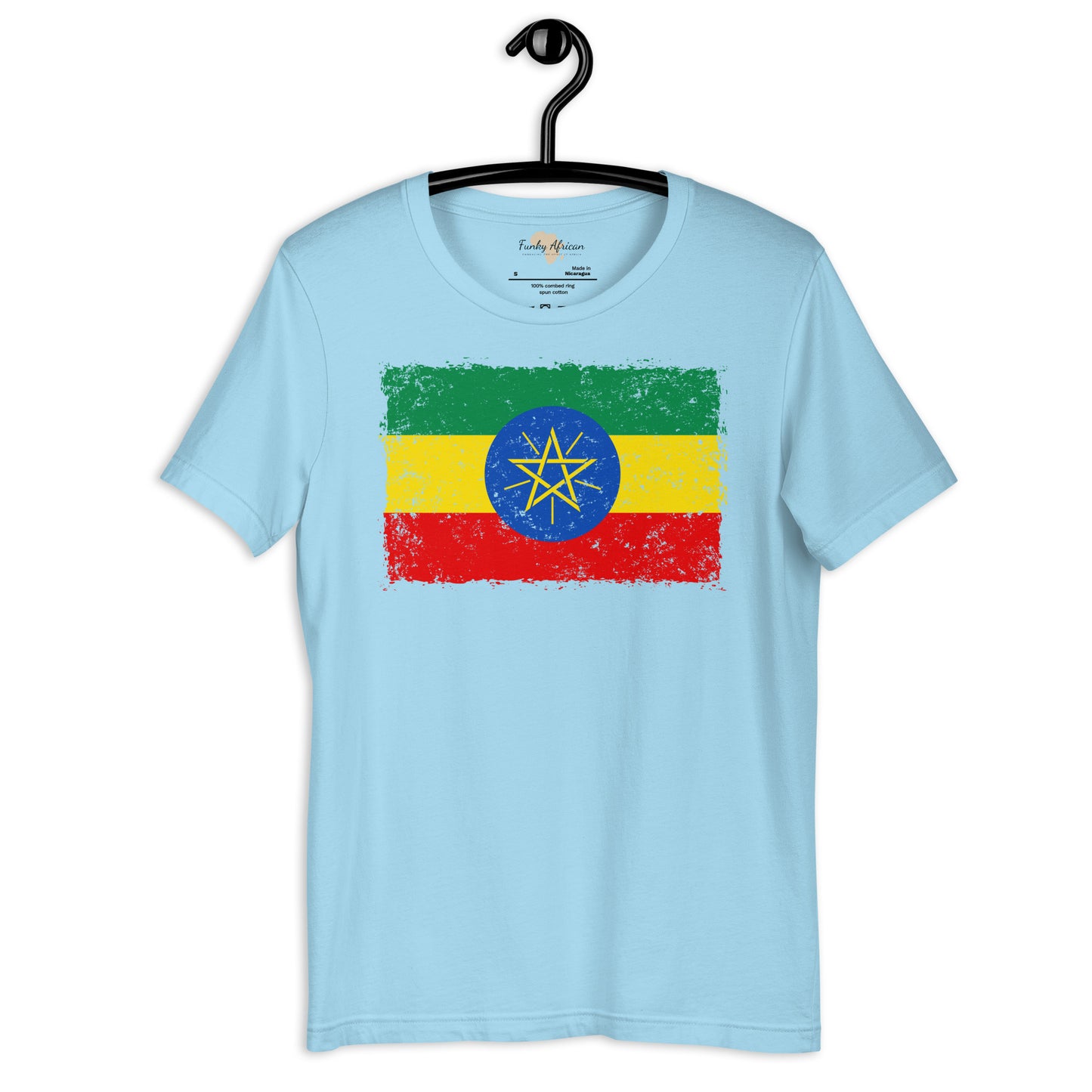 Ethiopia grunge unisex tee