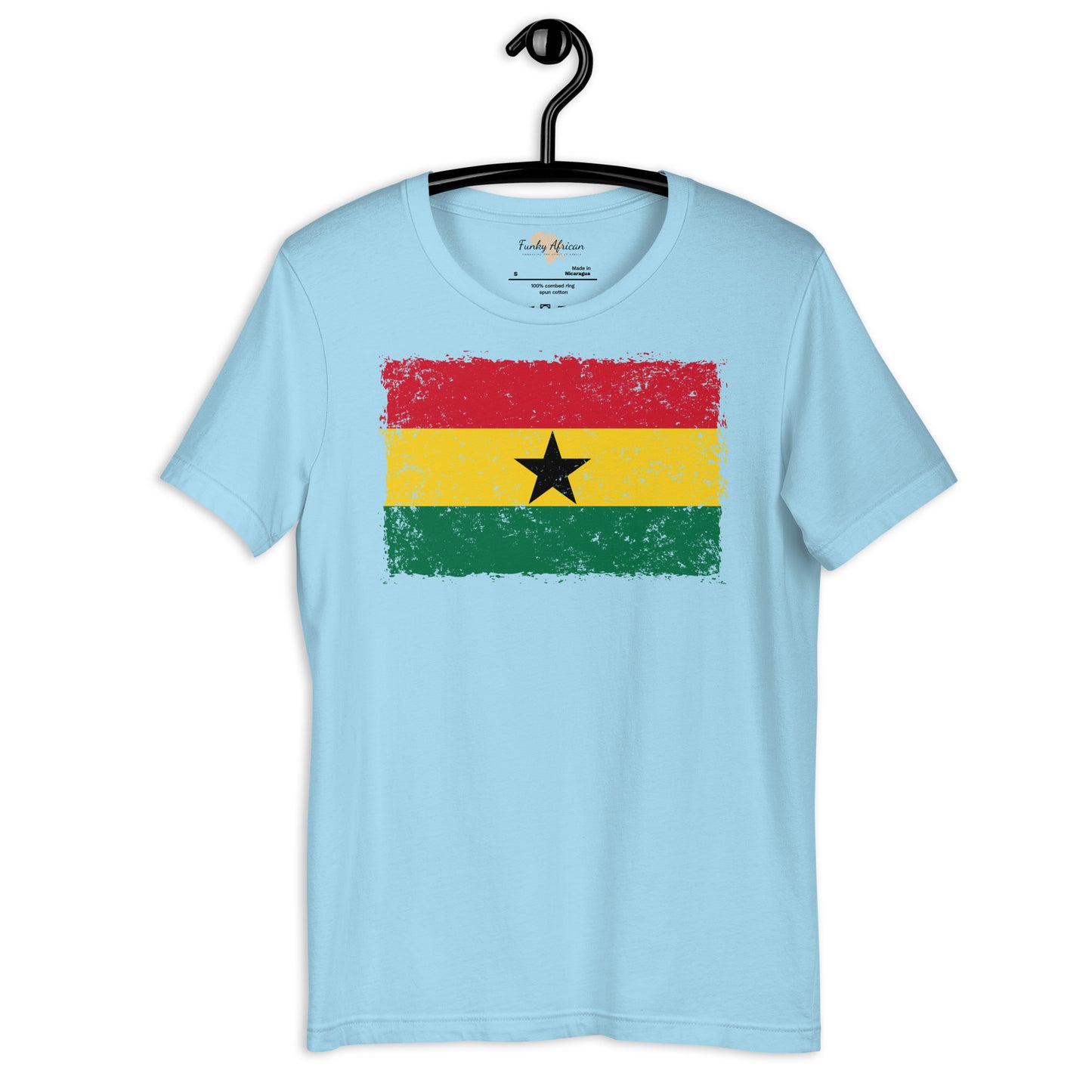 Ghana grunge unisex tee