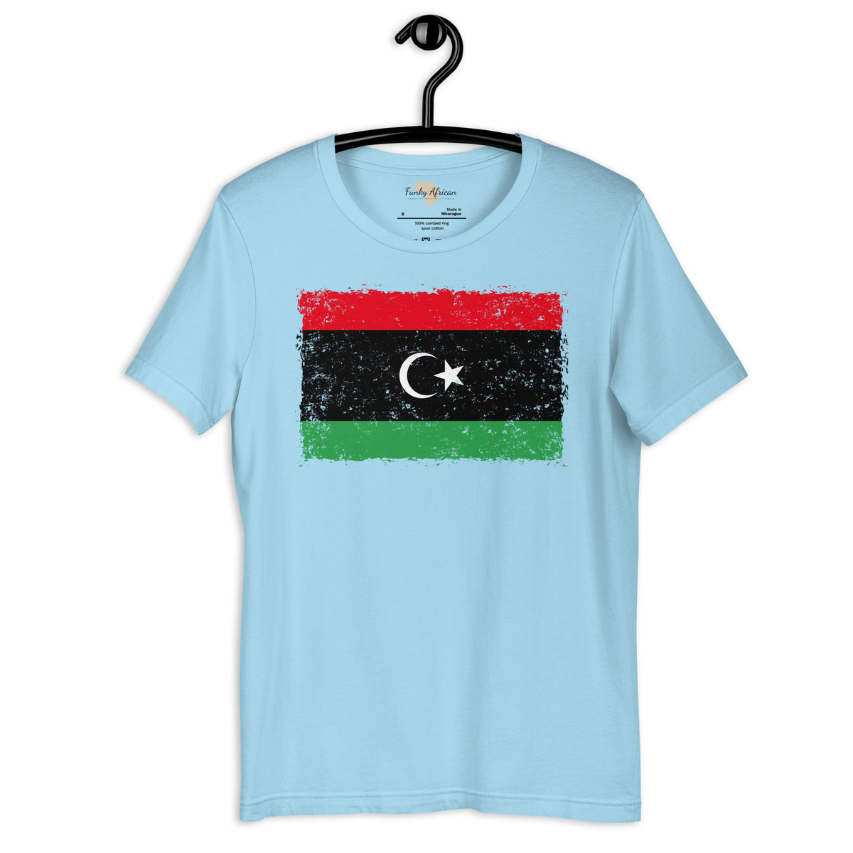 Libya grunge unisex tee Funky African