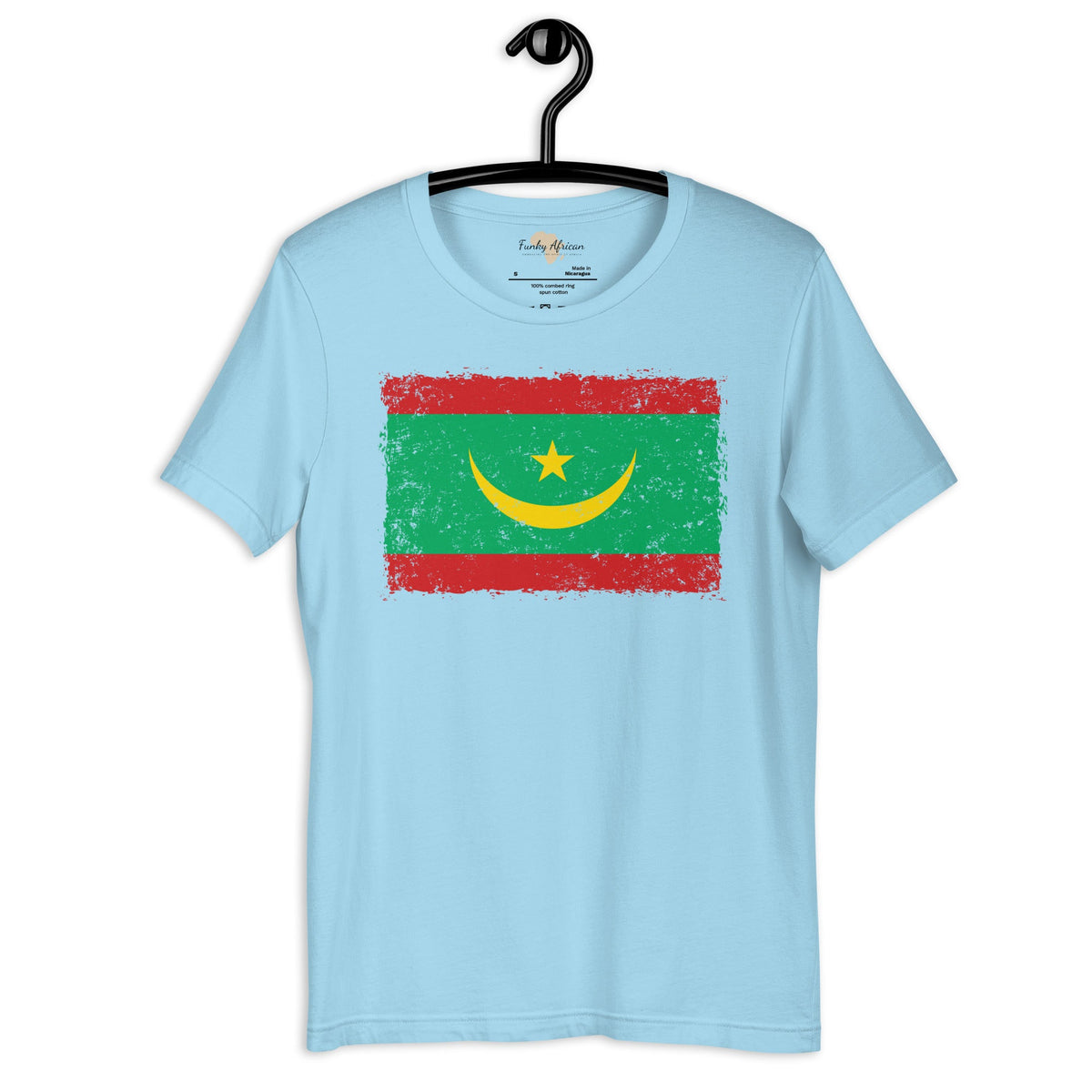 Mauritania grunge unisex tee Funky African