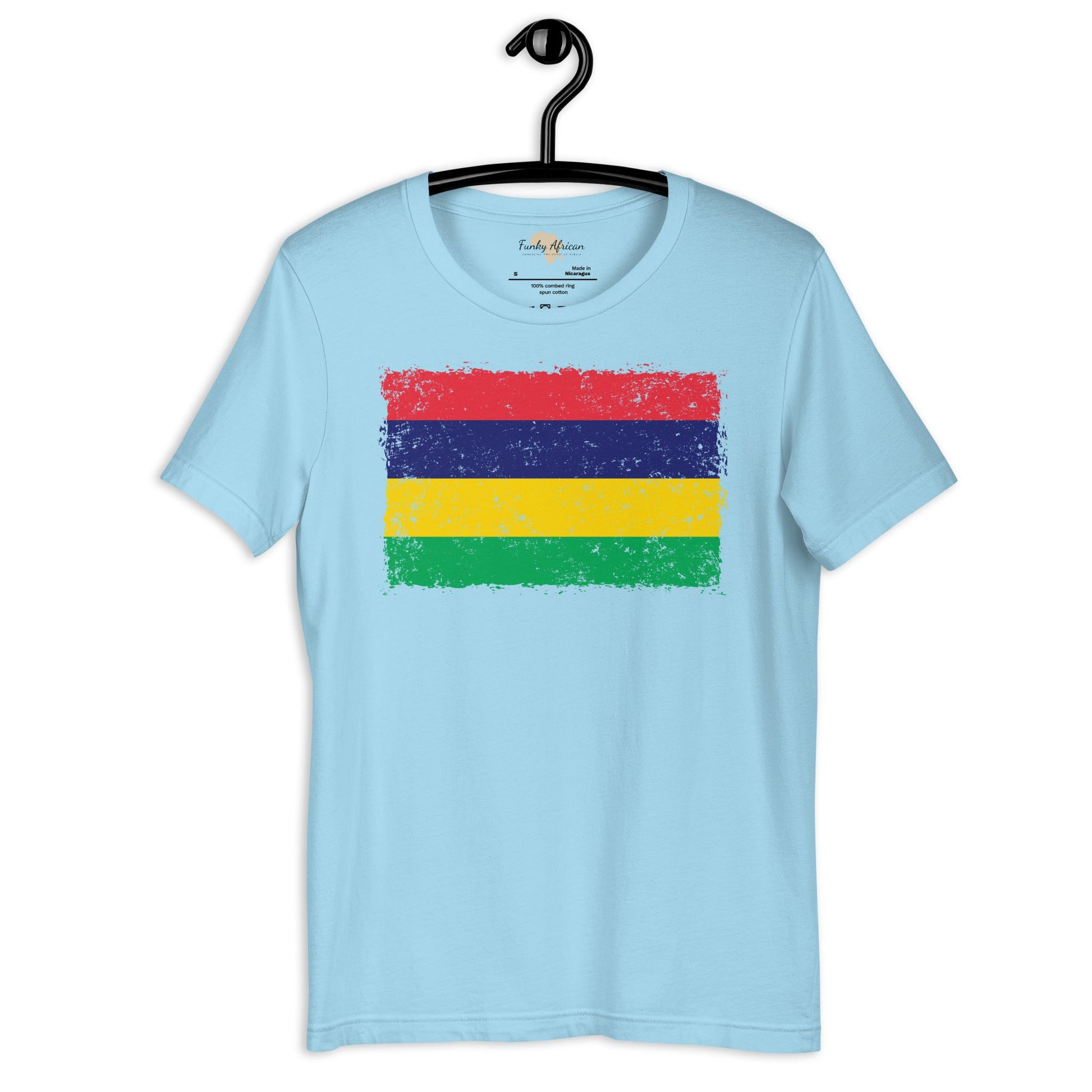 Mauritius grunge unisex tee Funky African