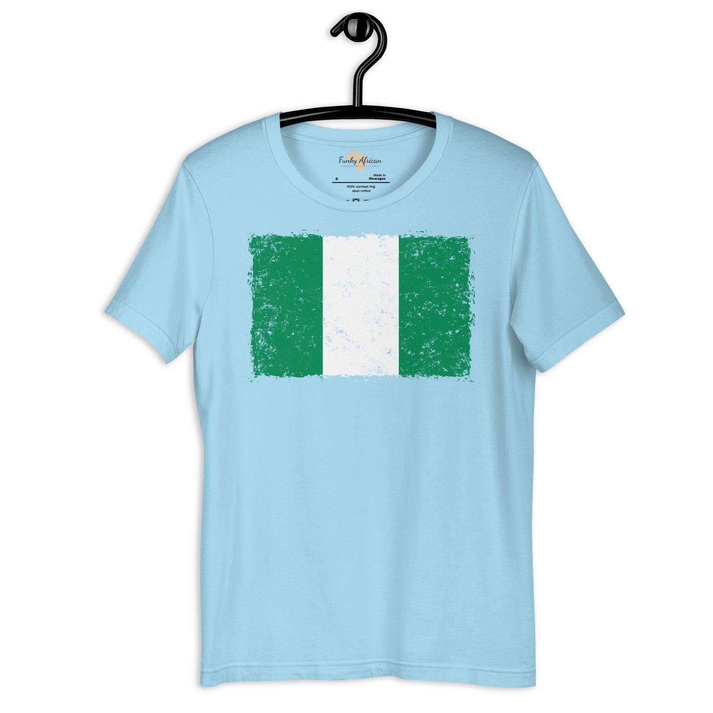 Nigeria grunge unisex tee