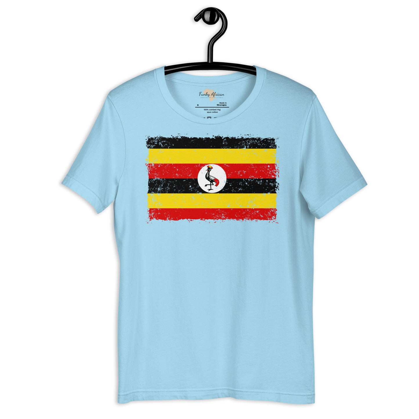 Uganda grunge unisex tee