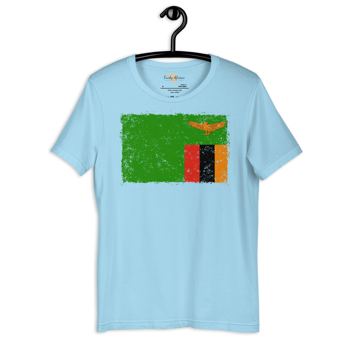 Zambia grunge unisex tee Funky African