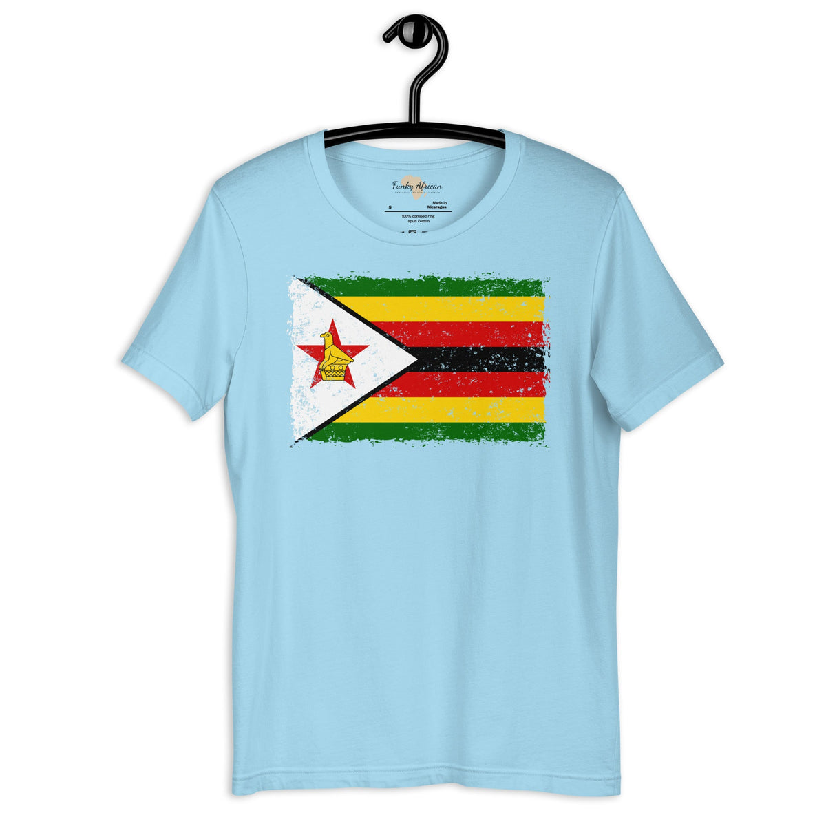 Zimbabwe grunge unisex tee Funky African