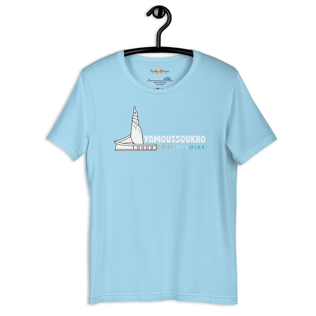 Côte d'Ivoire capital unisex tee Funky African