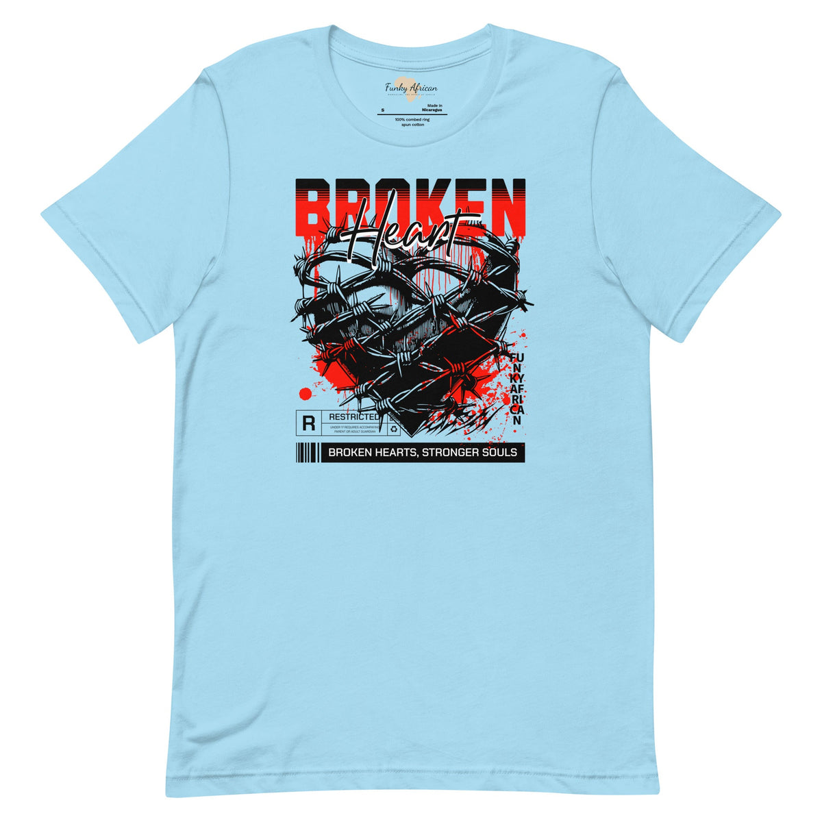 Broken Heart unisex tee Funky African