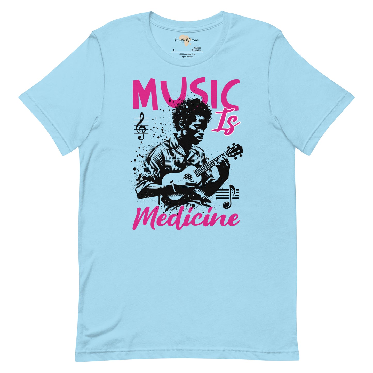 Music is medicine unisex t-shirt