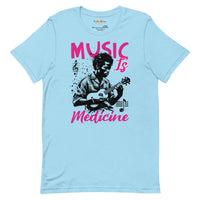 Music is medicine unisex t-shirt Funky African