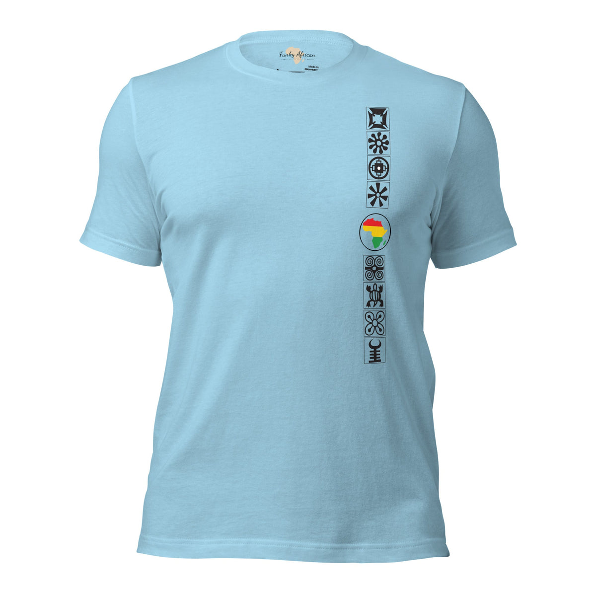 Adinkra Sided Unisex t-shirt Funky African