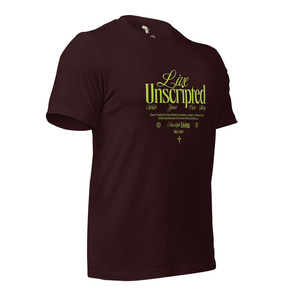 Live Unscripted Unisex t-shirt Funky African