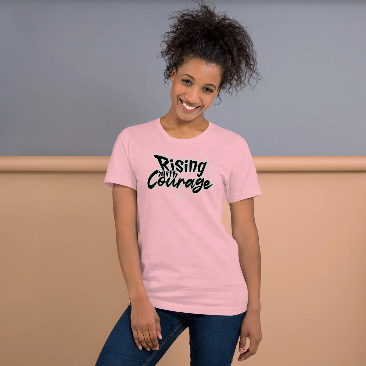 Rising with courage unisex t-shirt Funky African