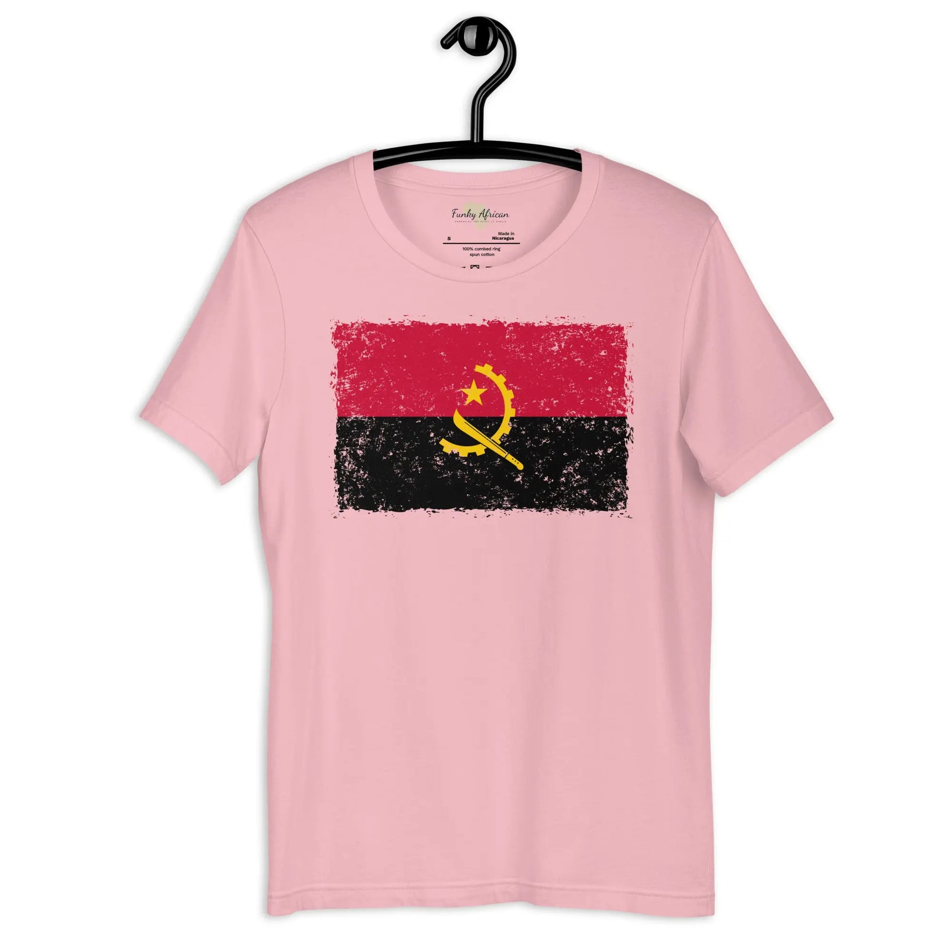 Angolan grunge unisex tee Funky African