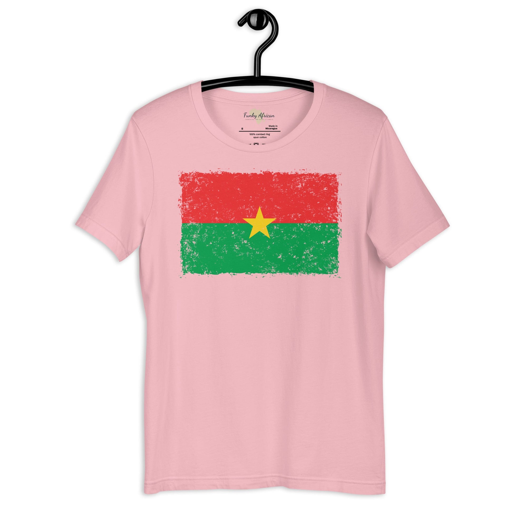 Burkina Faso grunge unisex tee Funky African