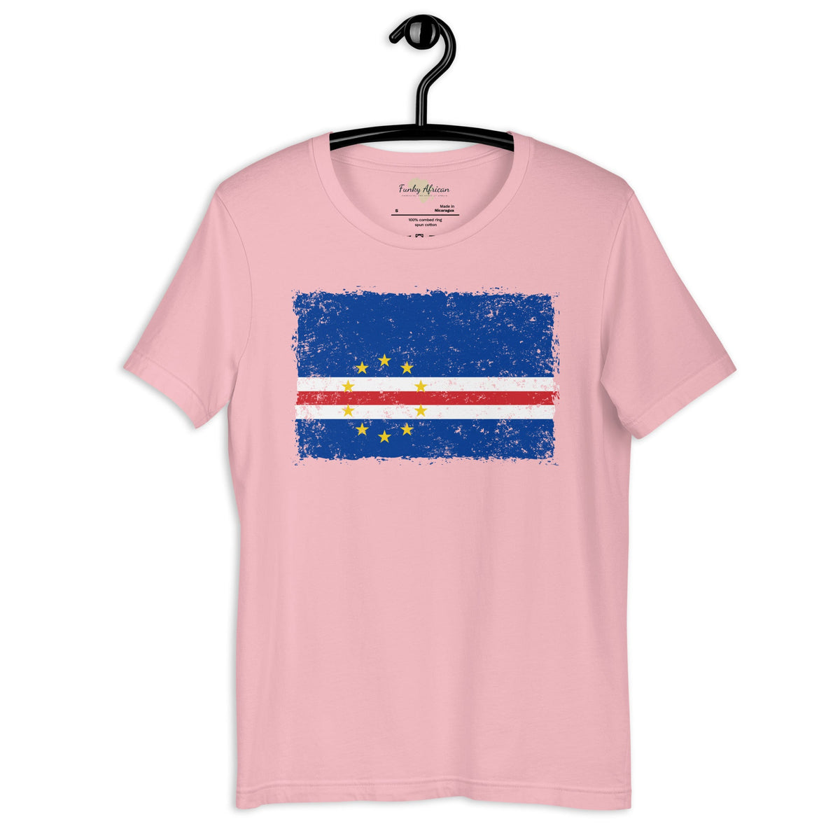 Cabo Verde grunge unisex tee Funky African
