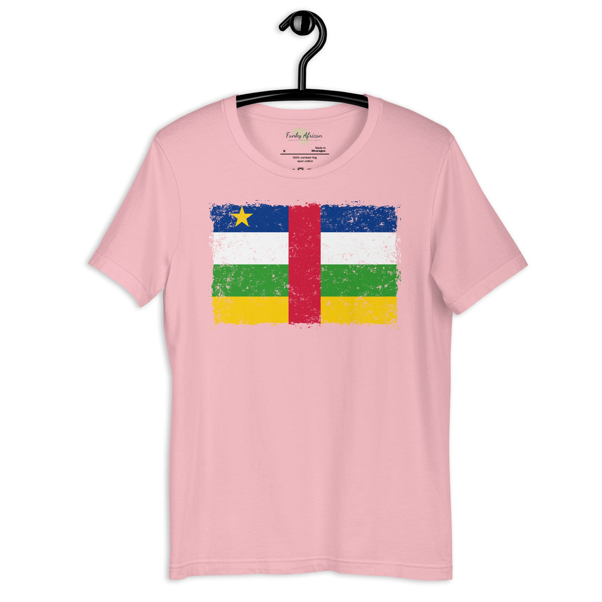 Central African Republic grunge unisex tee Funky African
