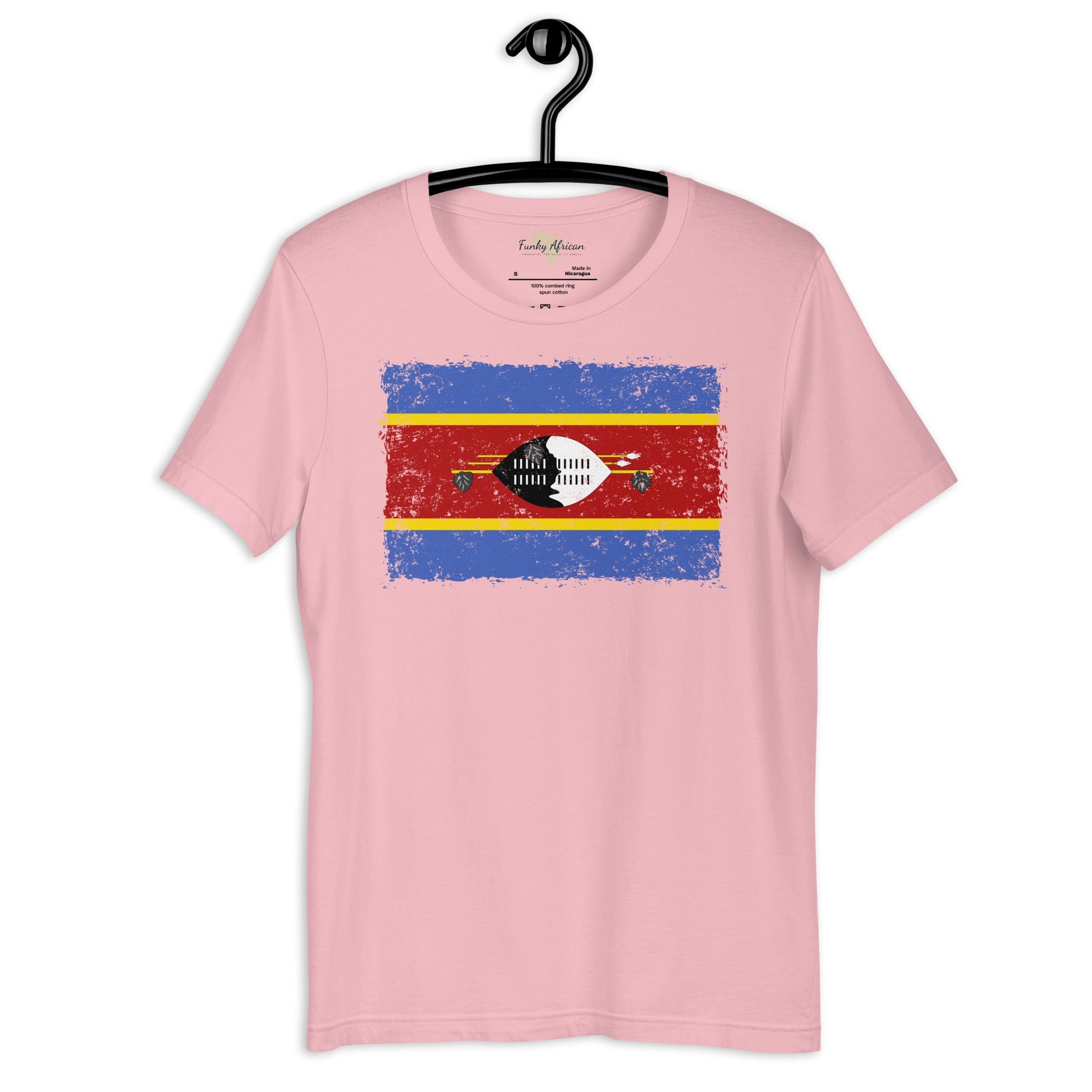 Eswatini grunge unisex tee Funky African