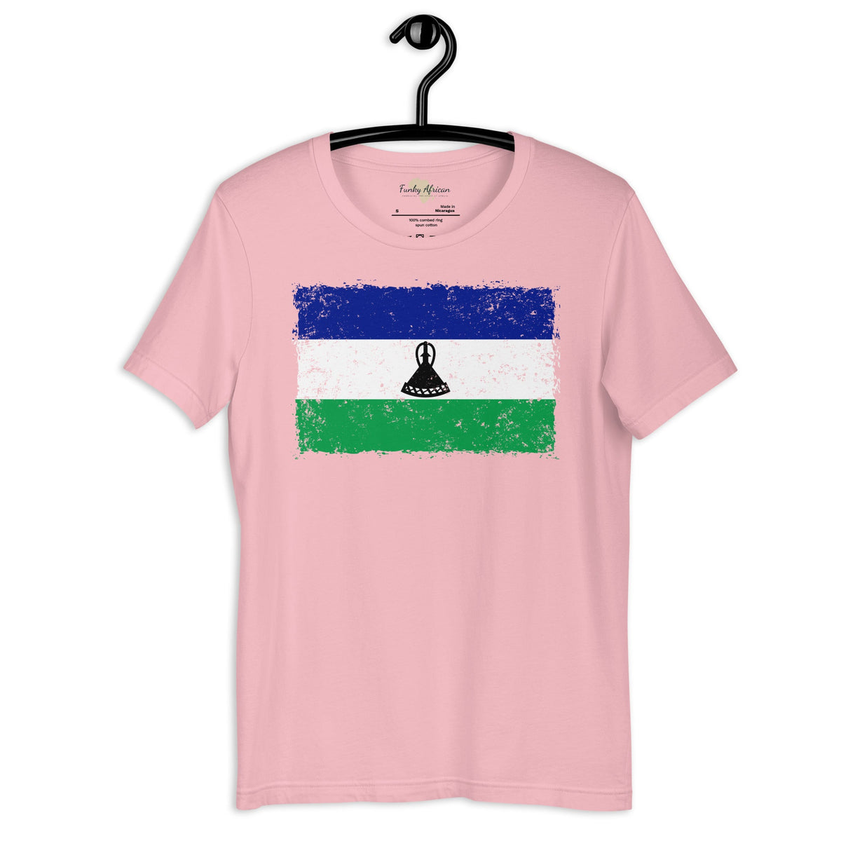 Lesotho grunge unisex tee Funky African