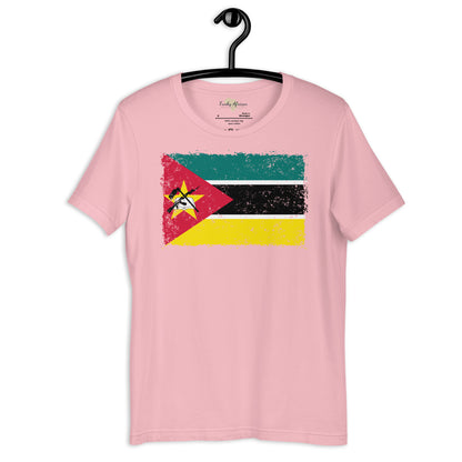 Mozambique grunge unisex tee