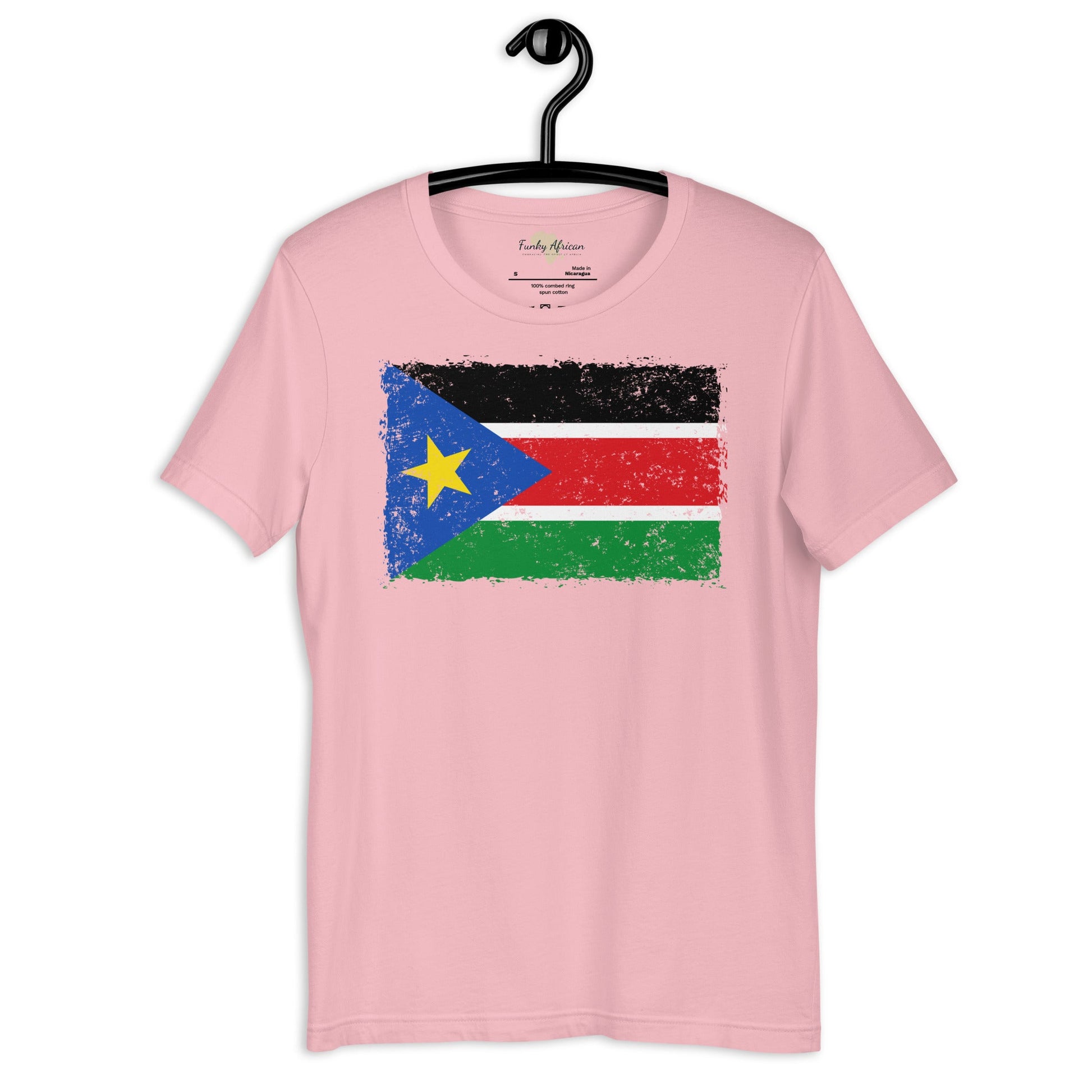 South Sudan grunge unisex tee Funky African