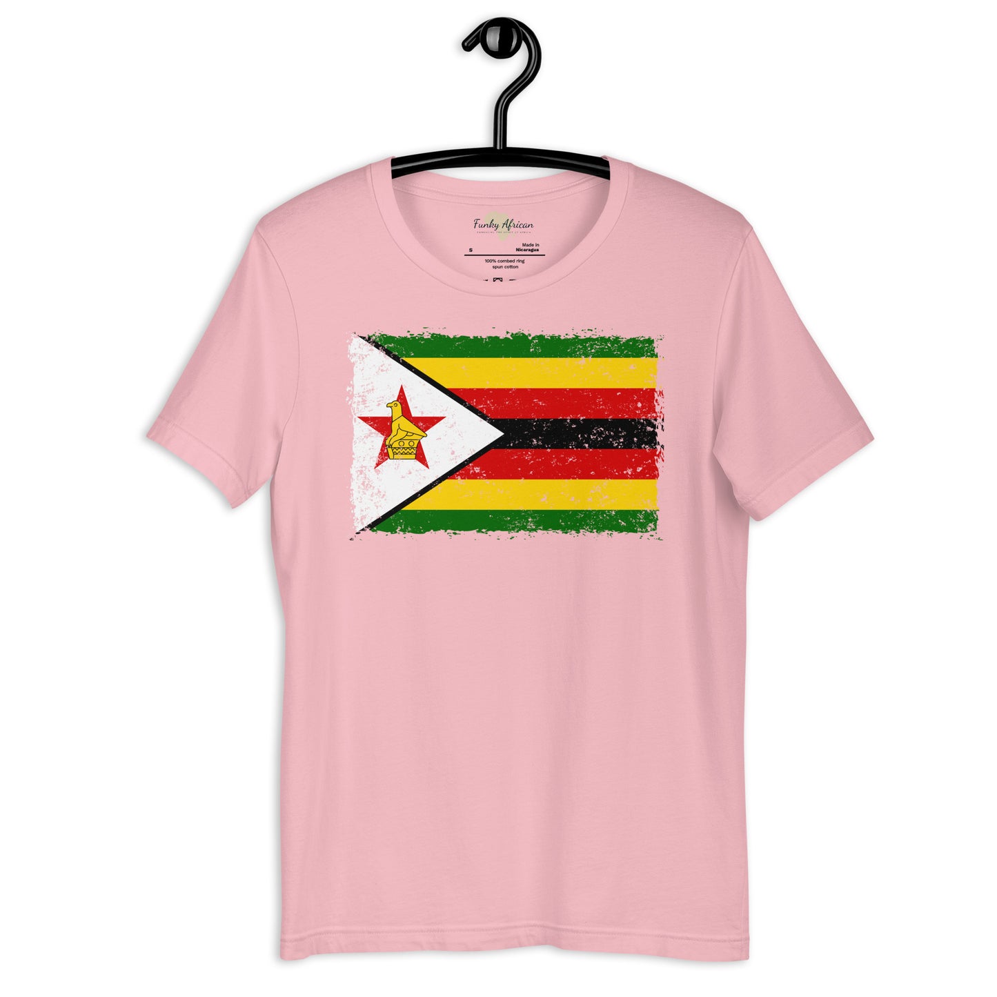 Zimbabwe grunge unisex tee