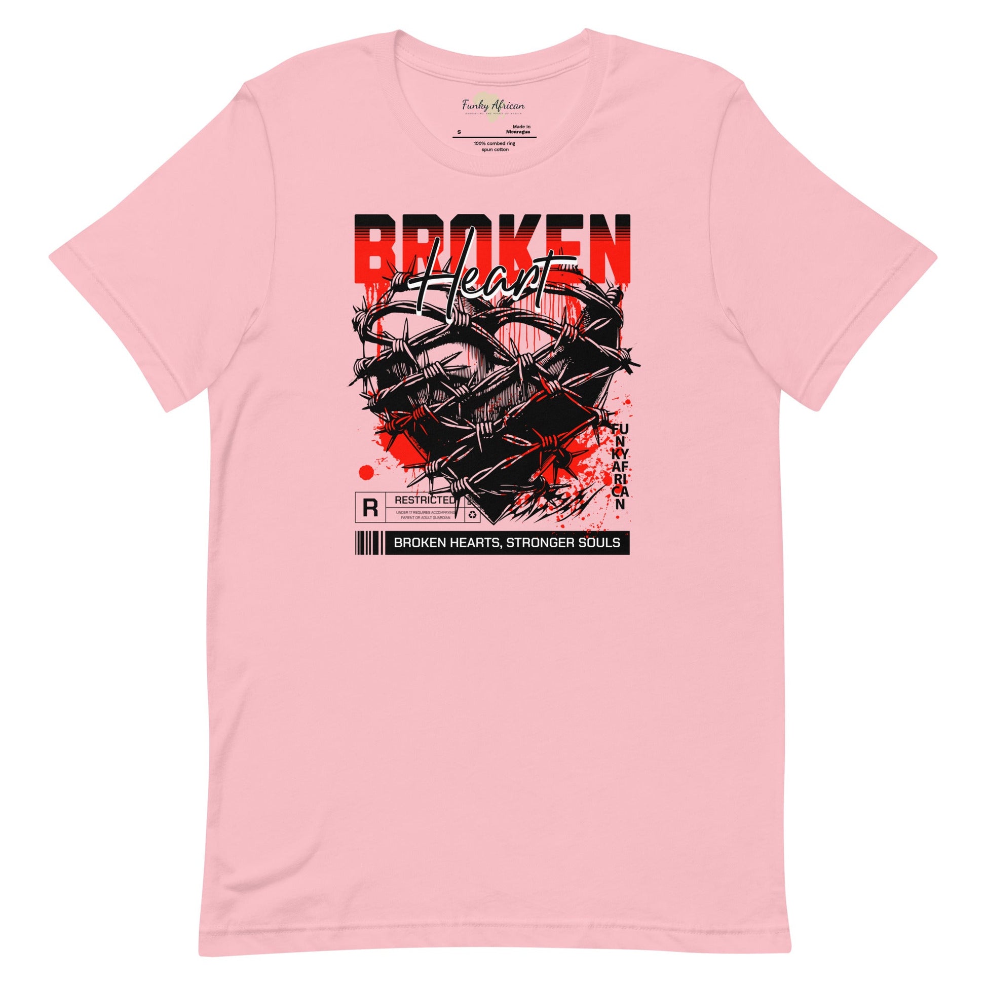 Broken Heart unisex tee Funky African