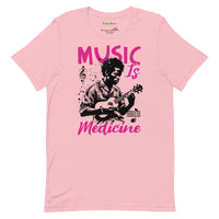 Music is medicine unisex t-shirt Funky African