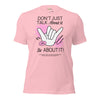 Be About it Unisex t-shirt Funky African
