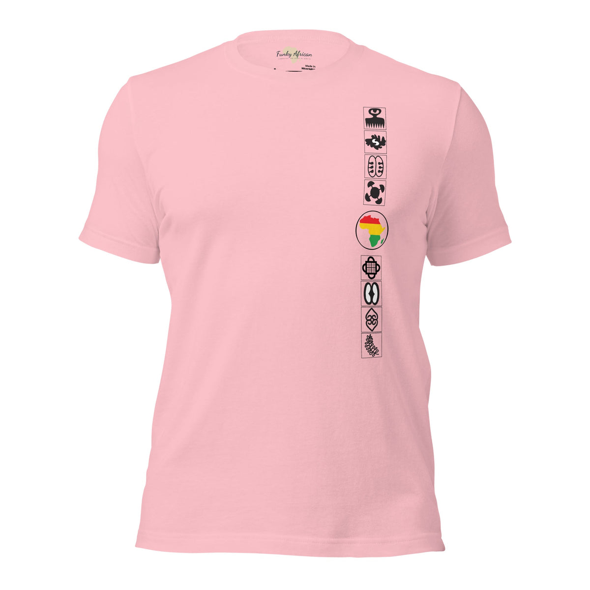 Adinkra Sided Unisex t-shirt Funky African