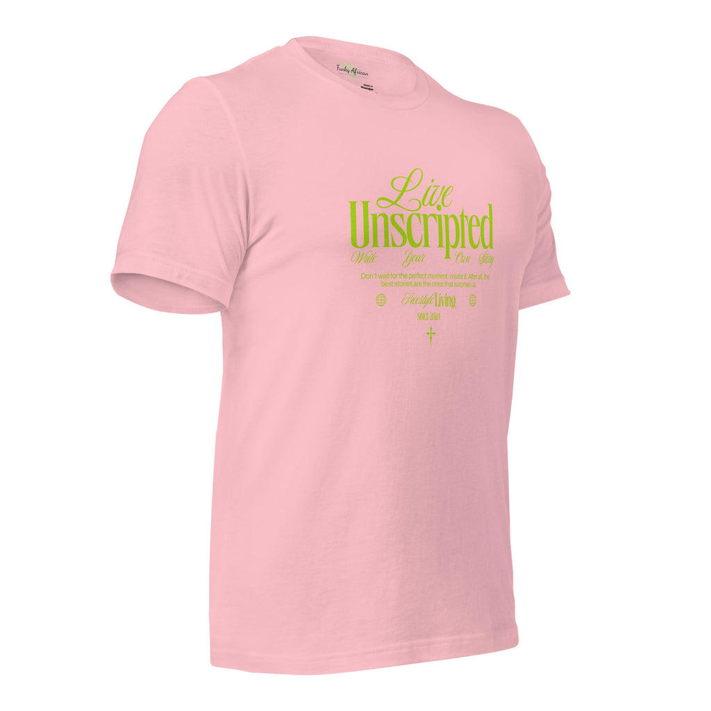 Live Unscripted Unisex t-shirt Funky African