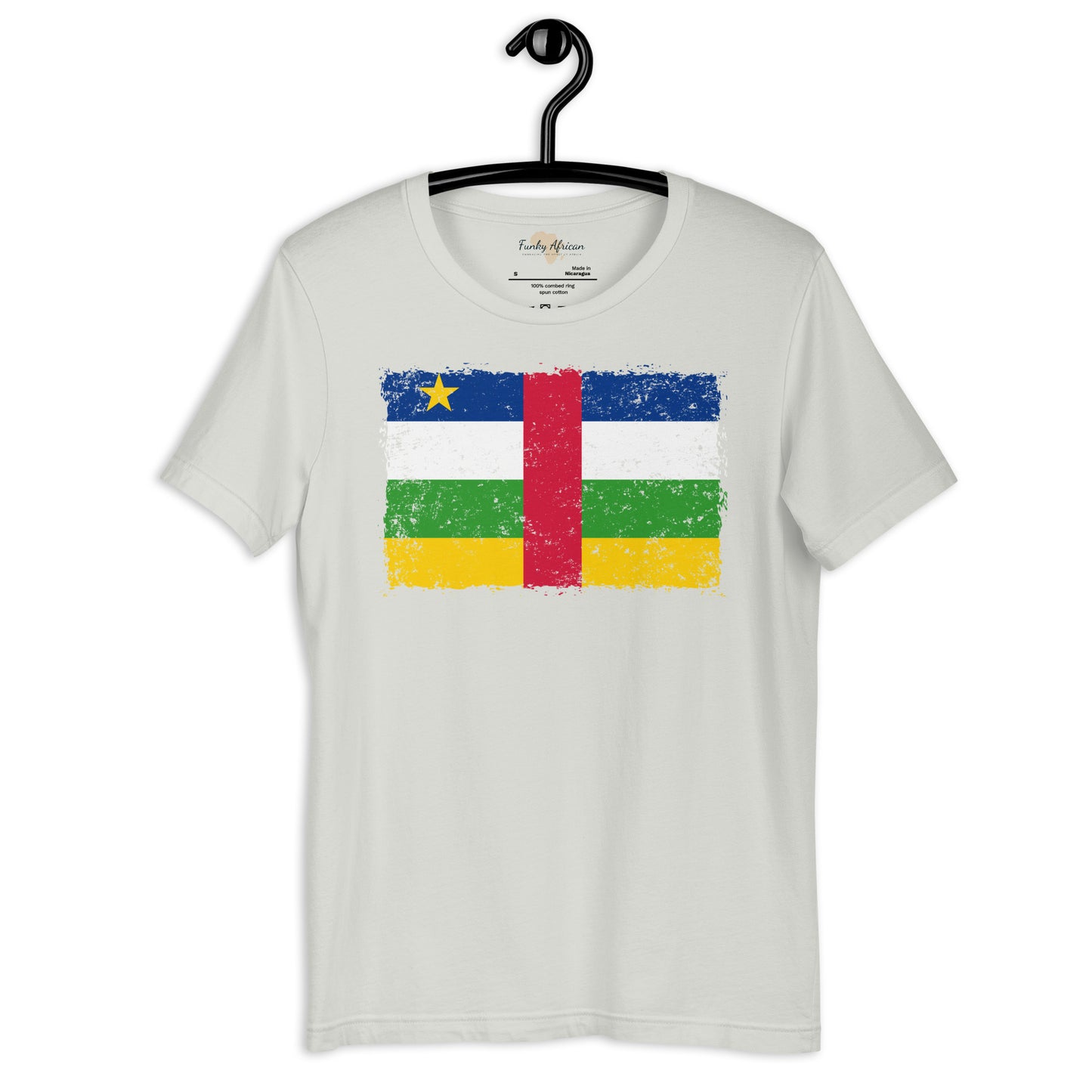 Central African Republic grunge unisex tee