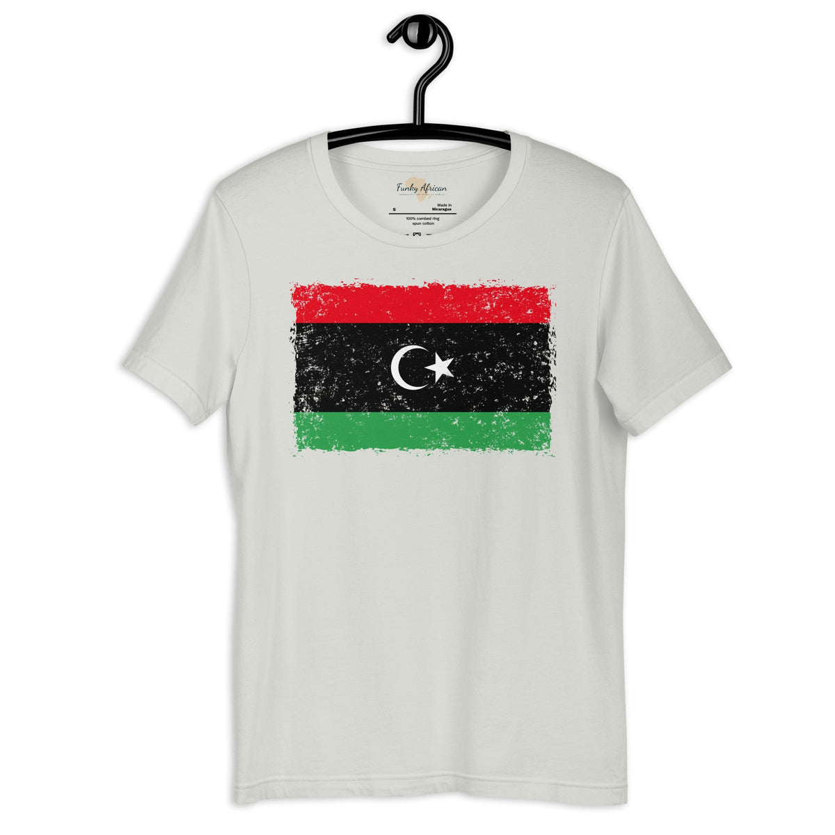 Libya grunge unisex tee Funky African