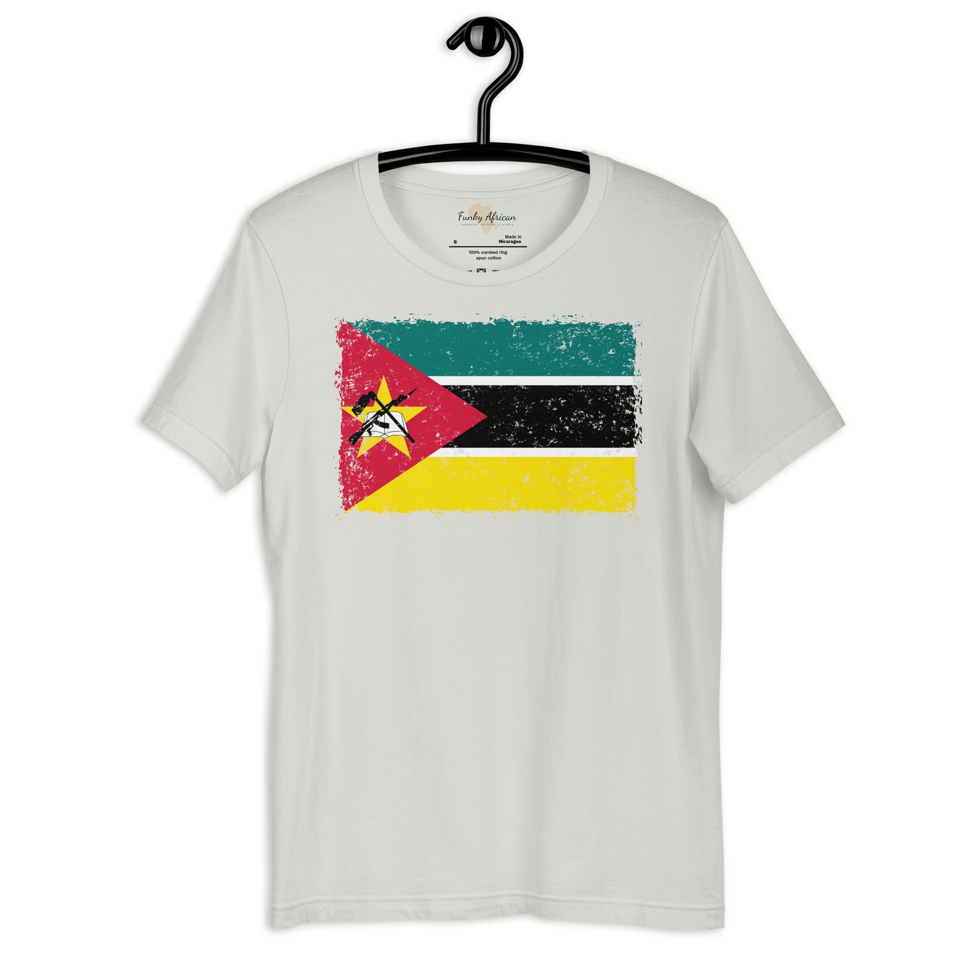 Mozambique grunge unisex tee Funky African