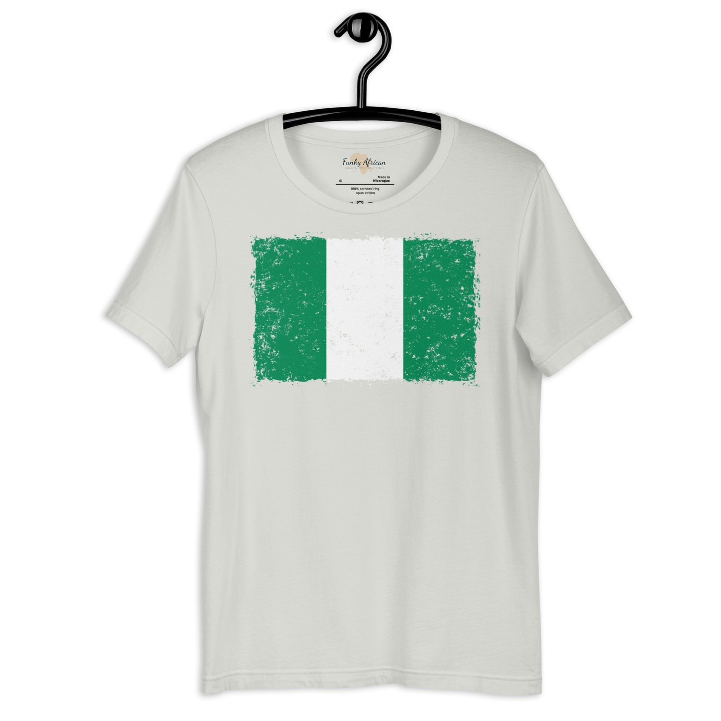 Nigeria grunge unisex tee