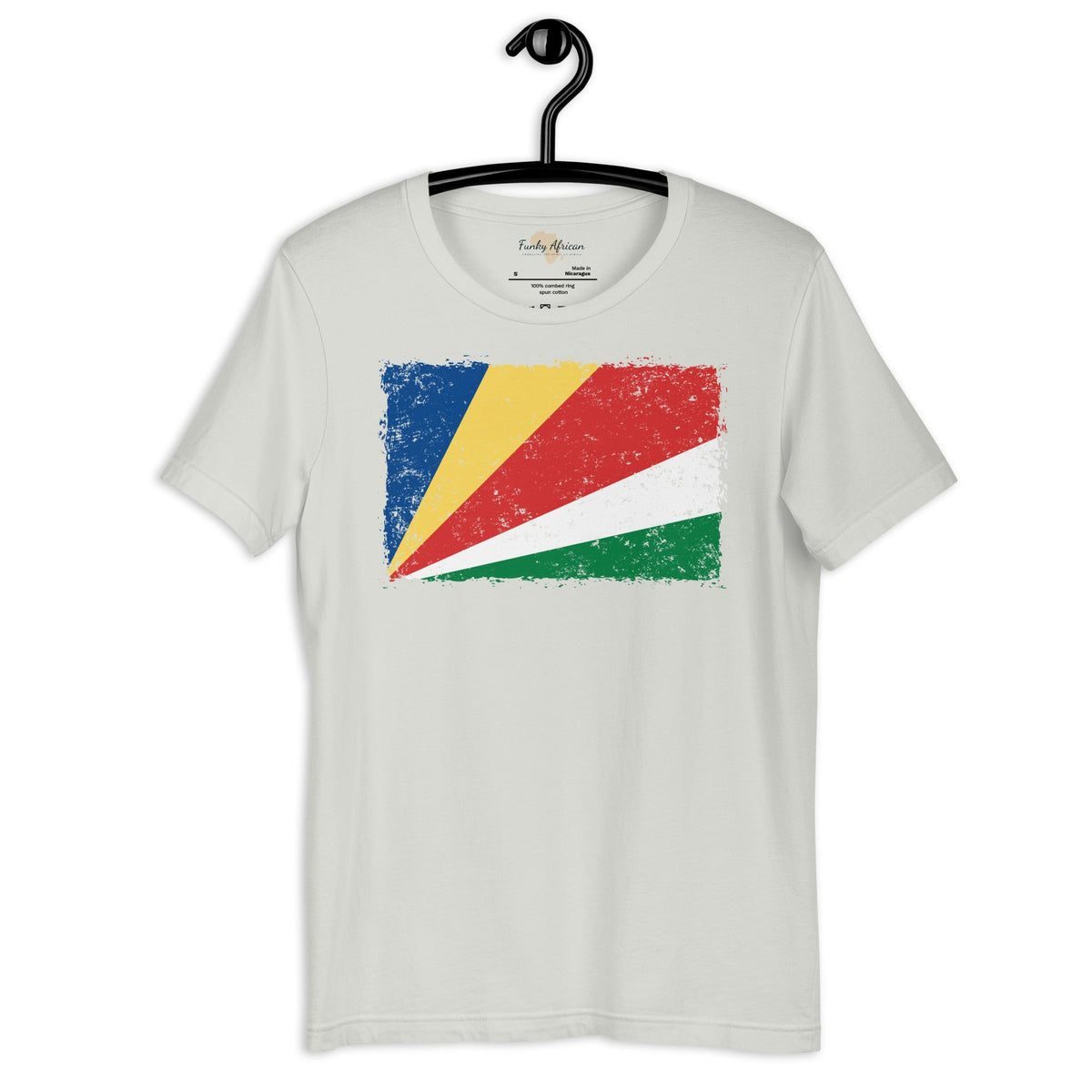 Seychelles grunge unisex tee Funky African