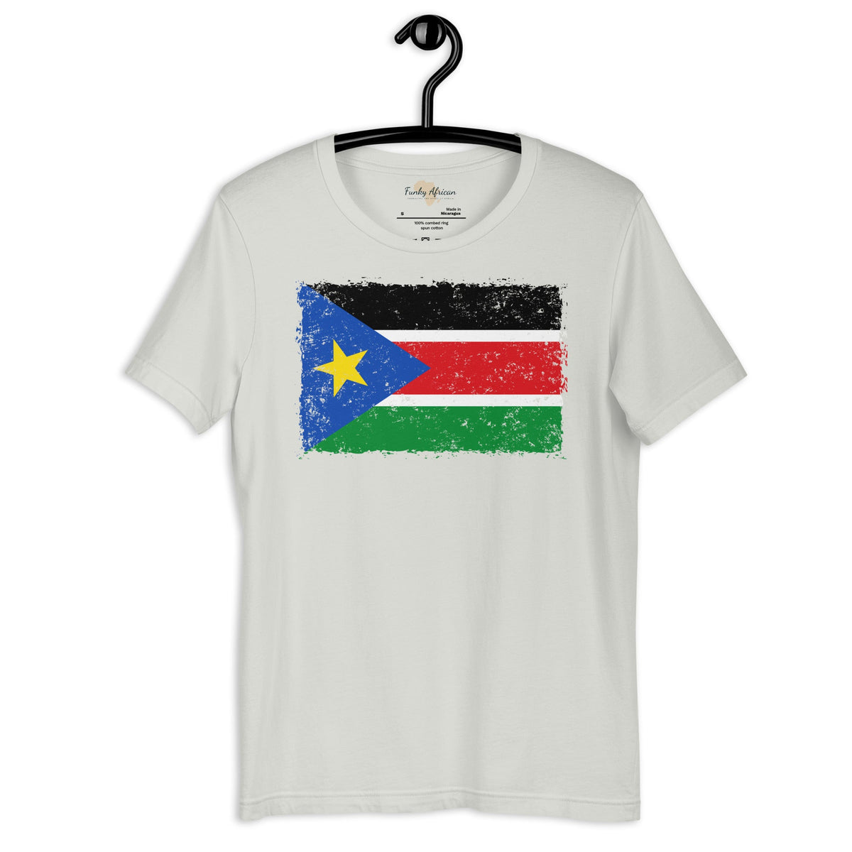 South Sudan grunge unisex tee Funky African