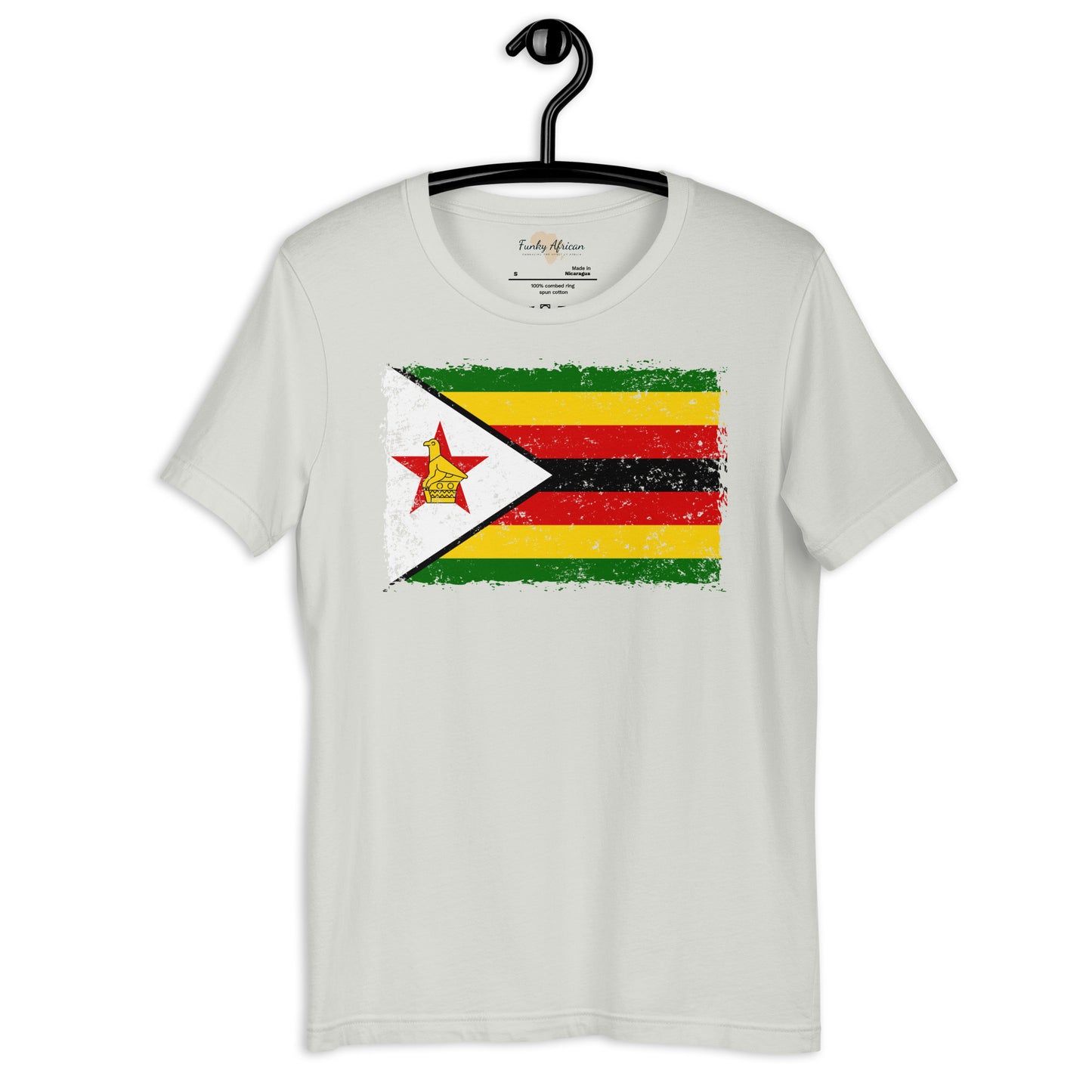 Zimbabwe grunge unisex tee