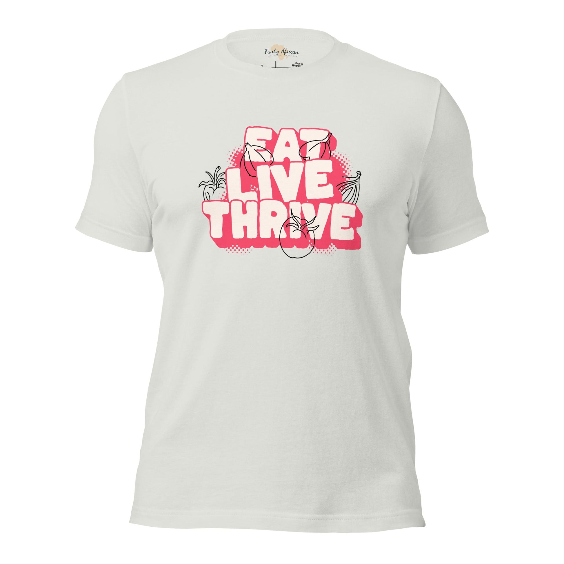 Eat live thrive unisex t-shirt Funky African