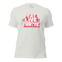 Eat live thrive unisex t-shirt Funky African