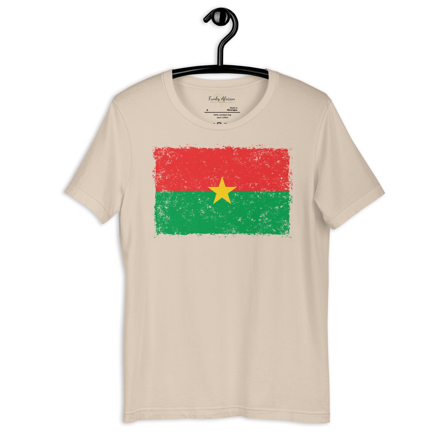 Burkina Faso grunge unisex tee