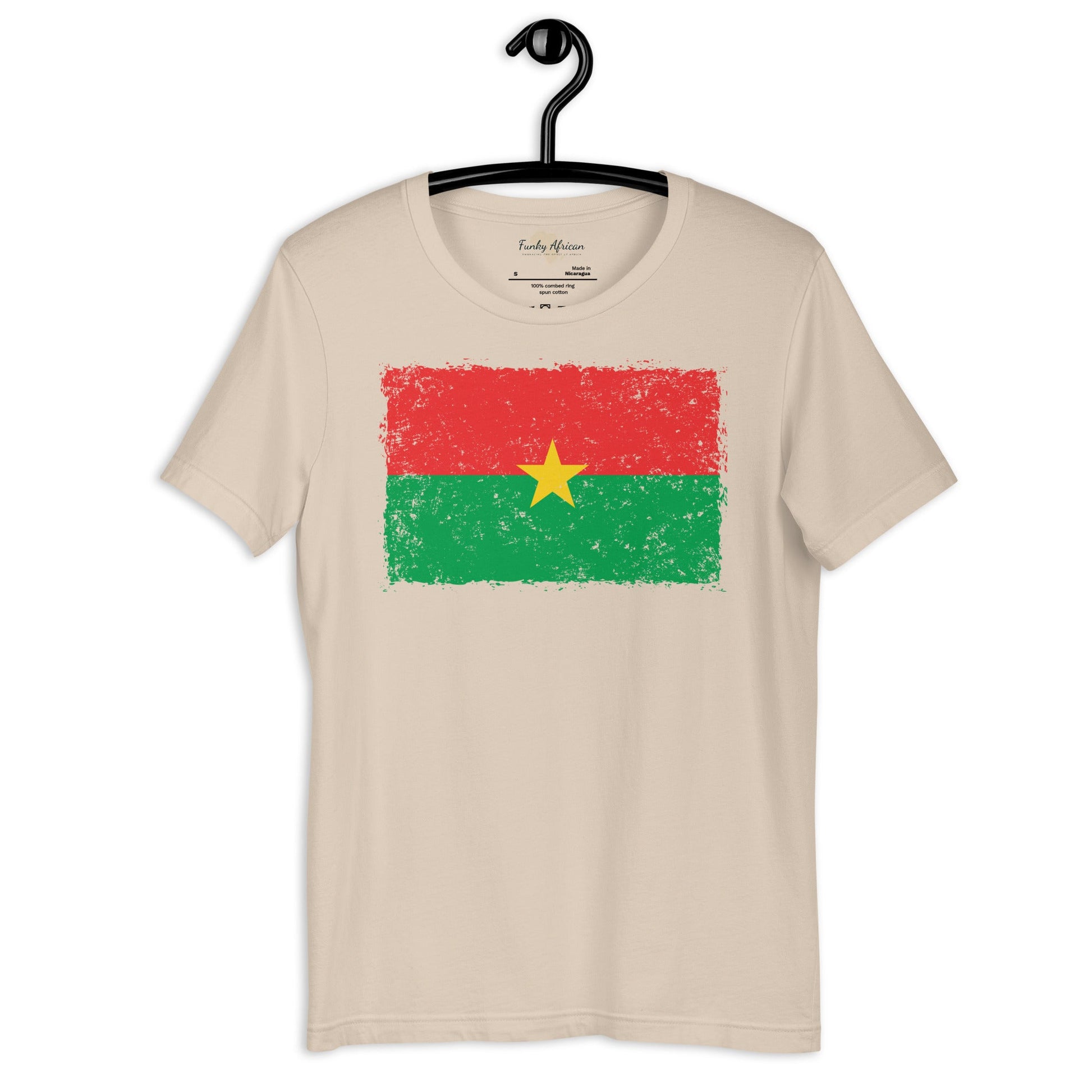 Burkina Faso grunge unisex tee Funky African