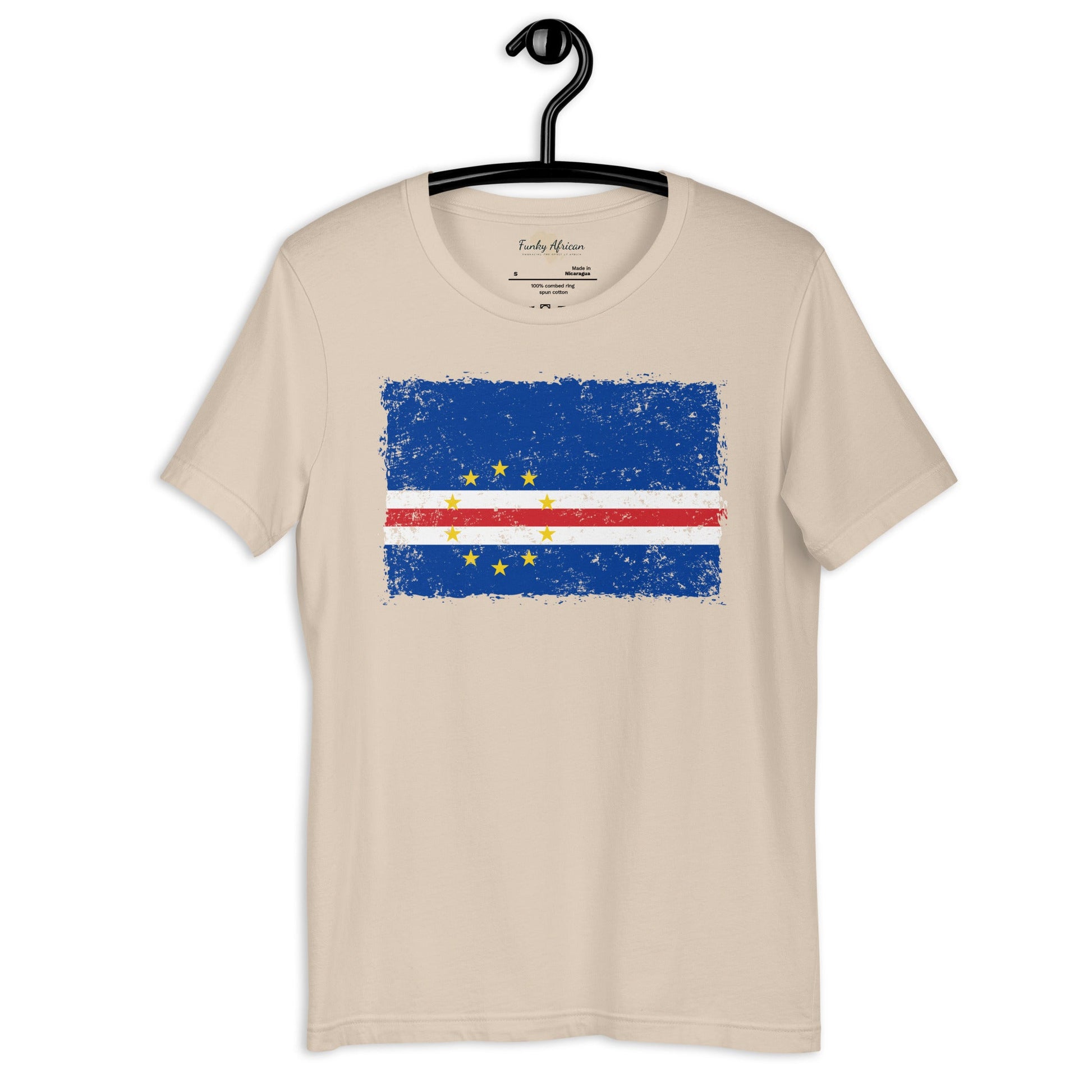Cabo Verde grunge unisex tee Funky African