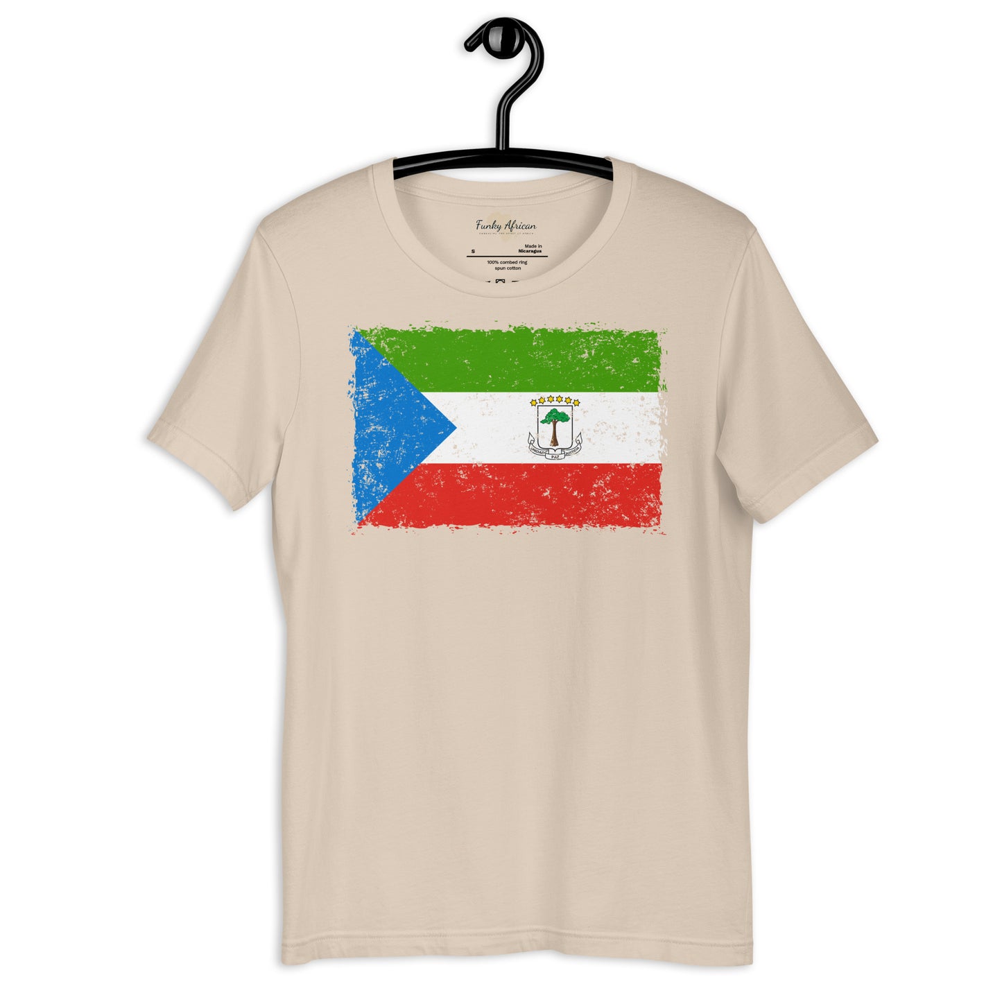 Equatorial Guinea grunge unisex tee