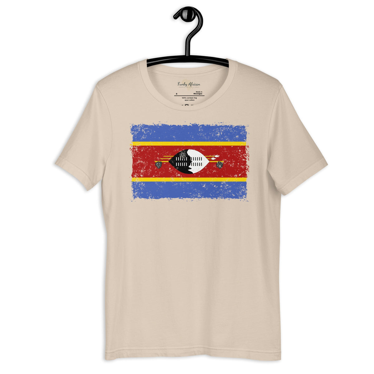 Eswatini grunge unisex tee Funky African