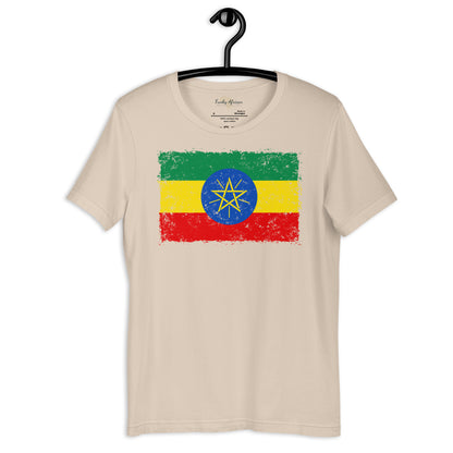 Ethiopia grunge unisex tee