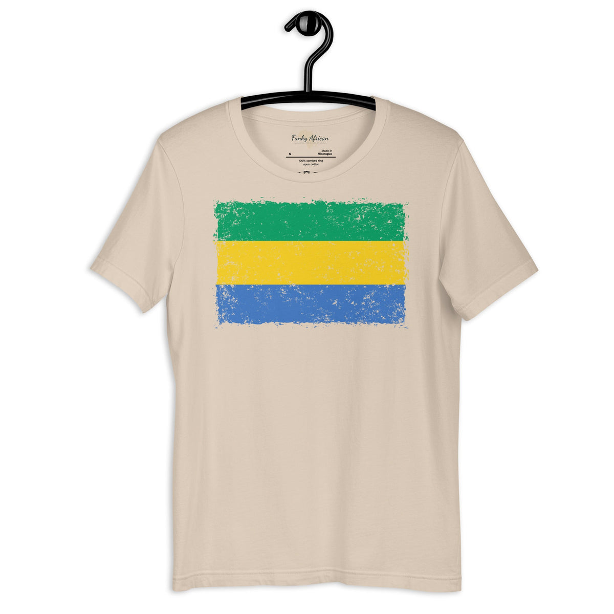Gabon grunge unisex tee Funky African