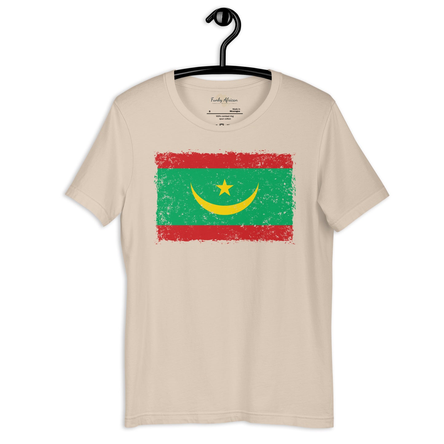 Mauritania grunge unisex tee