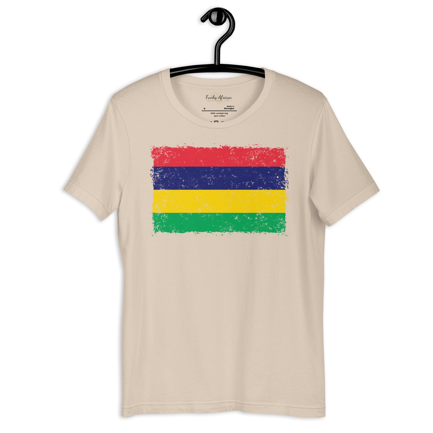 Mauritius grunge unisex tee