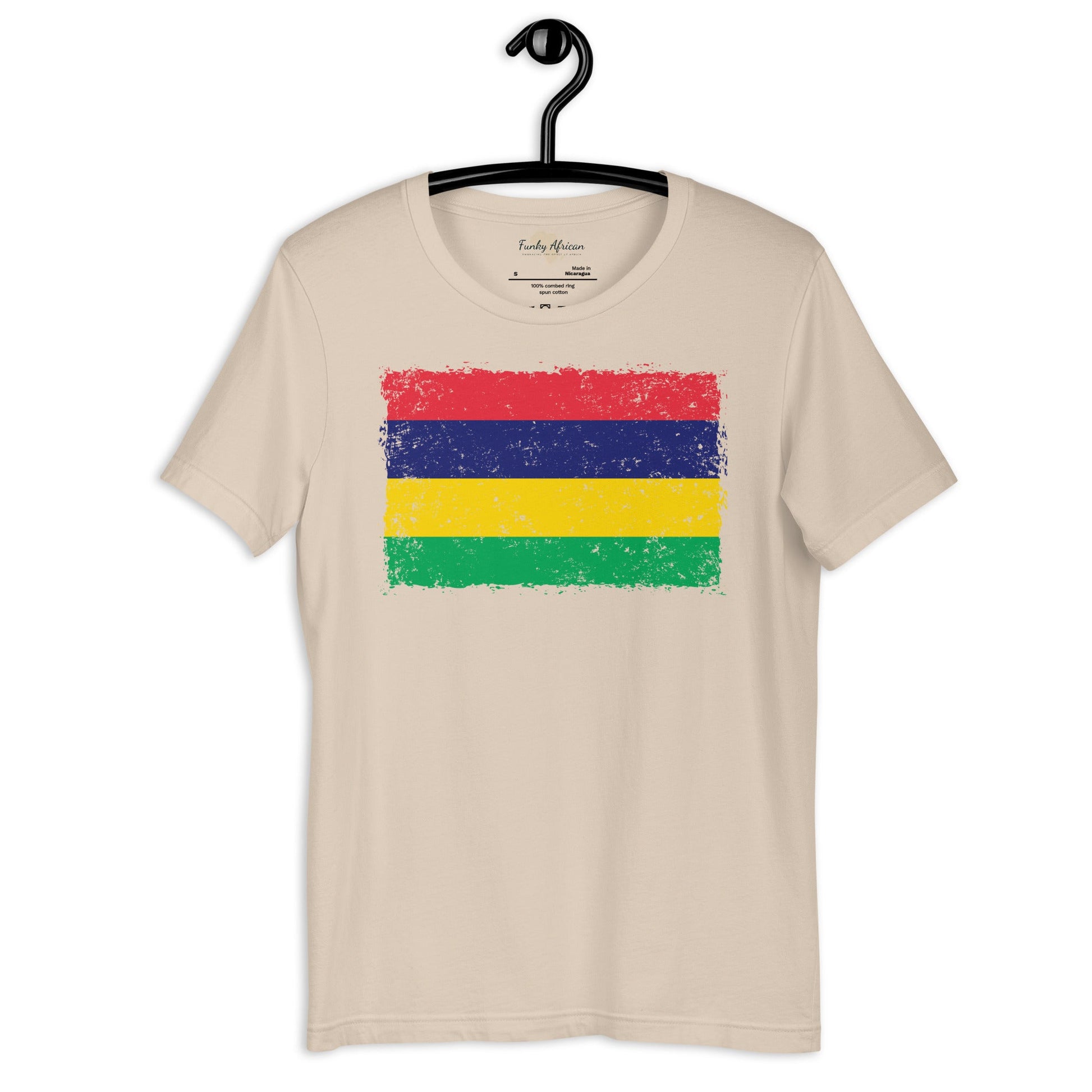 Mauritius grunge unisex tee Funky African